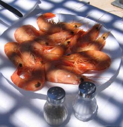 Furnas do Guincho Restaurant shrimp