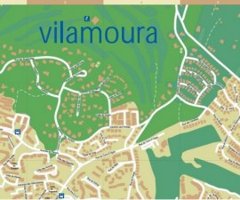 Map Vilamoura Portugal